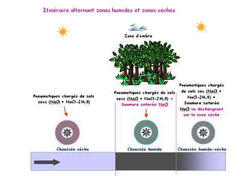 Itinéraire altérnant zones humides et zones sèches